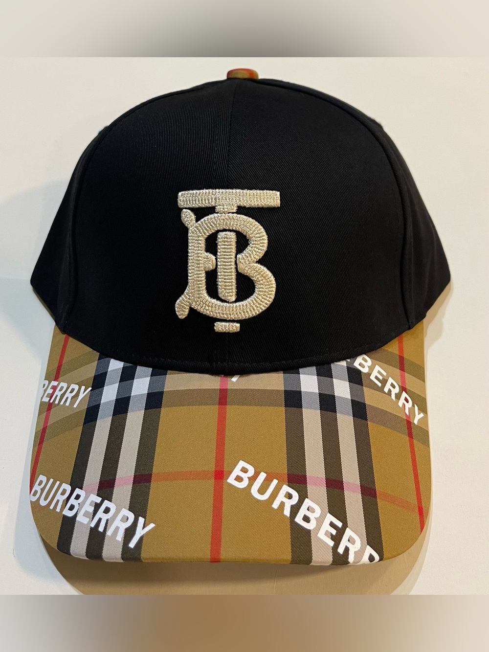 Black TB Burberry Hat